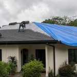 Obra protegida en época lluviosa